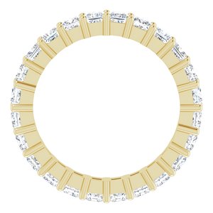 10K Yellow Gold 2 5/8 CTW Lab-Grown Diamond Eternity Band Size 8.25