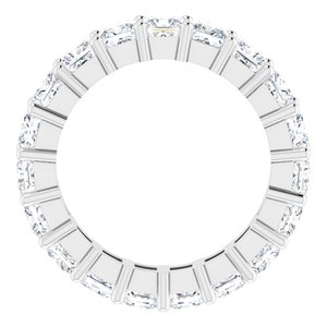 10K White Gold 5 1/3 CTW Lab-Grown Diamond Eternity Band Size 8.5