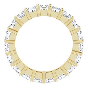 10K Yellow Gold 5 1/3 CTW Lab-Grown Diamond Eternity Band Size 8.5