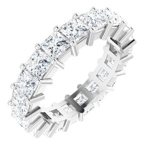 10K White Gold 5 1/3 CTW Lab-Grown Diamond Eternity Band Size 8.5
