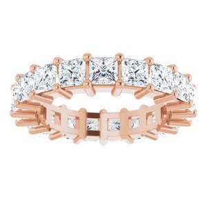 10K Rose Gold 4 3/4 CTW Natural Diamond Eternity Band Size 8