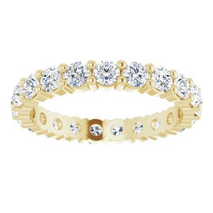 14K Yellow Gold 2 1/5 CTW Lab-Grown Diamond Eternity Band Size 8.75