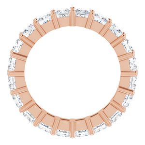 10K Rose Gold 5 CTW Lab-Grown Diamond Eternity Band Size 8.75