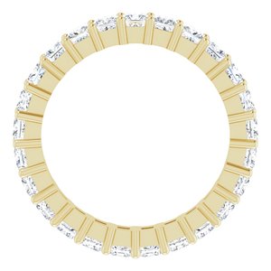 10K Yellow Gold 2 3/4 CTW Lab-Grown Diamond Eternity Band Size 8.75