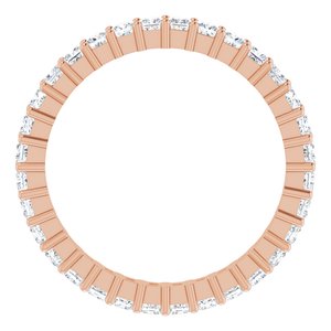 10K Rose Gold 1 3/8 CTW Lab-Grown Diamond Eternity Band Size 9