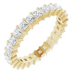 10K Yellow Gold 2 1/2 CTW Lab-Grown Diamond Eternity Band Size 9