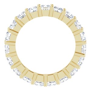 10K Yellow Gold 4 3/4 CTW Natural Diamond Eternity Band Size 8