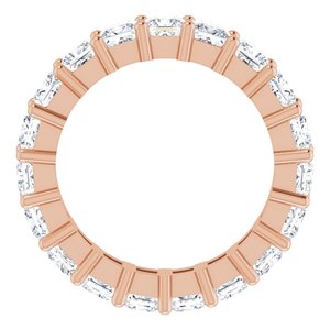 10K Rose Gold 4 3/4 CTW Lab-Grown Diamond Eternity Band Size 8