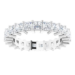 10K White Gold 3 3/4 CTW Lab-Grown Diamond Eternity Band Size 9