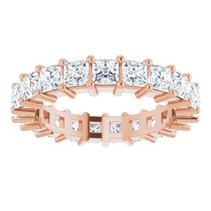 10K Rose Gold 4 1/4 CTW Lab-Grown Diamond Eternity Band Size 9