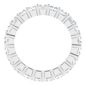 10K White Gold 4 1/4 CTW Natural Diamond Eternity Band Size 7.75