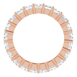 10K Rose Gold 4 1/4 CTW Natural Diamond Eternity Band Size 7.75