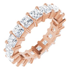 10K Rose Gold 4 3/4 CTW Lab-Grown Diamond Eternity Band Size 8