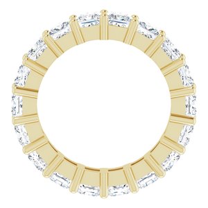 10K Yellow Gold 7 1/5 CTW Lab-Grown Diamond Eternity Band Size 8.75