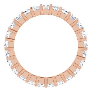 10K Rose Gold 2 3/4 CTW Natural Diamond Eternity Band Size 9