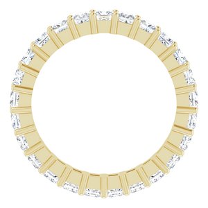 10K Yellow Gold 2 3/4 CTW Lab-Grown Diamond Eternity Band Size 9