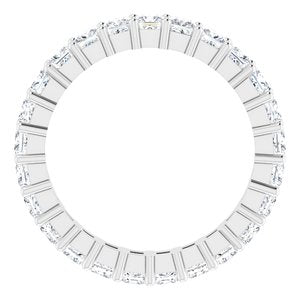 10K White Gold 2 3/4 CTW Lab-Grown Diamond Eternity Band Size 9