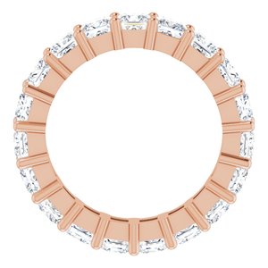 10K Rose Gold 5 1/3 CTW Natural Diamond Eternity Band Size 9