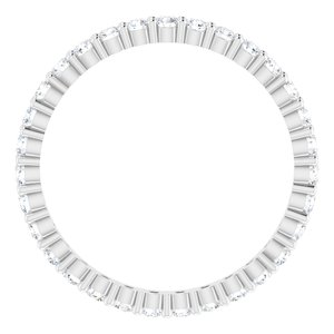 Platinum 9/10 CTW Lab-Grown Diamond Eternity Band Size 9