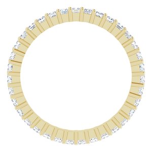 10K Yellow Gold 1 1/4 CTW Lab-Grown Diamond Eternity Band Size 8.25