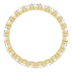10K Yellow Gold 1 5/8 CTW Lab-Grown Diamond Eternity Band Size 9
