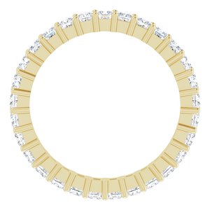 10K Yellow Gold 2 CTW Lab-Grown Diamond Eternity Band Size 9