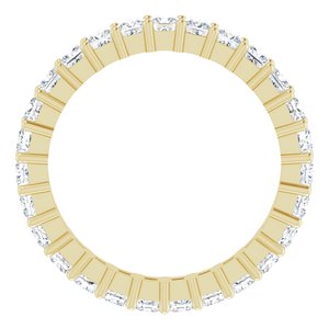 10K Yellow Gold 2 1/2 CTW Lab-Grown Diamond Eternity Band Size 9