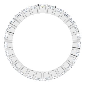 10K White Gold 2 1/2 CTW Lab-Grown Diamond Eternity Band Size 9
