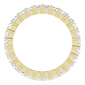 10K Yellow Gold 2 3/8 CTW Lab-Grown Diamond Eternity Band Size 8