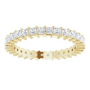 10K Yellow Gold 1 3/8 CTW Lab-Grown Diamond Eternity Band Size 8.75