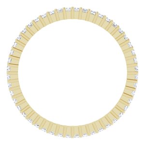 10K Yellow Gold 5/8 CTW Lab-Grown Diamond Eternity Band Size 9