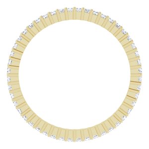 10K Yellow Gold 5/8 CTW Lab-Grown Diamond Eternity Band Size 8.75