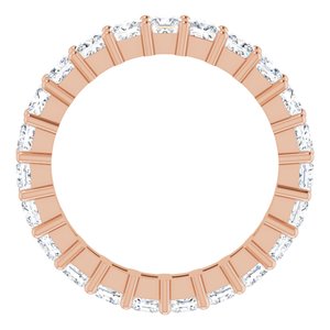 10K Rose Gold 3 3/4 CTW Lab-Grown Diamond Eternity Band Size 9