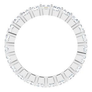 10K White Gold 3 3/4 CTW Lab-Grown Diamond Eternity Band Size 9