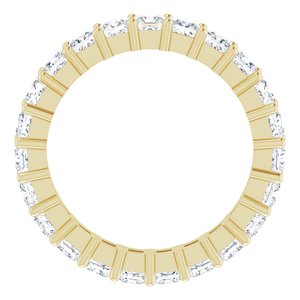 10K Yellow Gold 3 3/4 CTW Lab-Grown Diamond Eternity Band Size 9