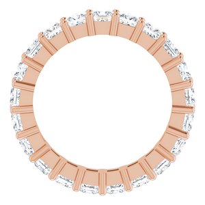 10K Rose Gold 4 1/4 CTW Lab-Grown Diamond Eternity Band Size 9