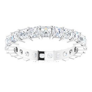 Platinum 2 1/3 CTW Lab-Grown Diamond Eternity Band Size 6.5