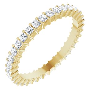 10K Yellow Gold 1 1/4 CTW Natural Diamond Eternity Band Size 9