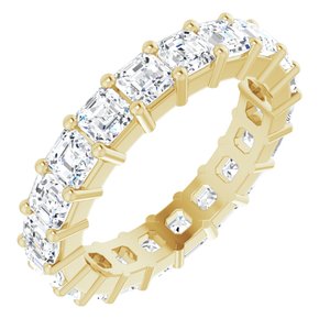 14K Yellow Gold 3 1/5 CTW Lab-Grown Diamond Eternity Band Size 5.5