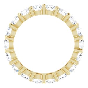 10K Yellow Gold 4 1/3 CTW Lab-Grown Diamond Eternity Band Size 9