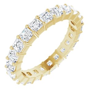 14K Yellow Gold 2 1/3 CTW Lab-Grown Diamond Eternity Band Size 6.5