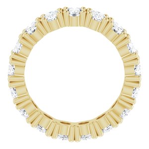 14K Yellow Gold 6 3/4 CTW Lab-Grown Diamond Eternity Band Size 9