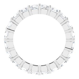 14K White Gold 3 1/5 CTW Lab-Grown Diamond Eternity Band Size 5.5