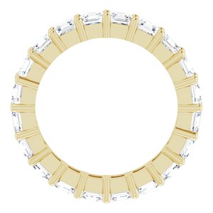 14K Yellow Gold 3 1/5 CTW Lab-Grown Diamond Eternity Band Size 5.5