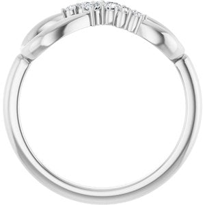 Accented Infinity-Inspired Ring