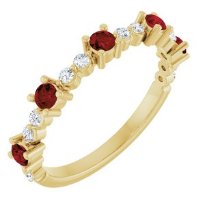 Accented Stackable Ring
