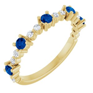 Accented Stackable Ring