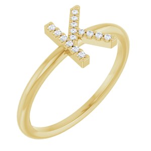Accented Initial Ring