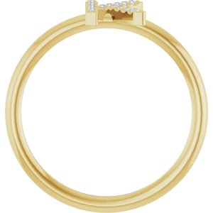 Accented Initial Ring