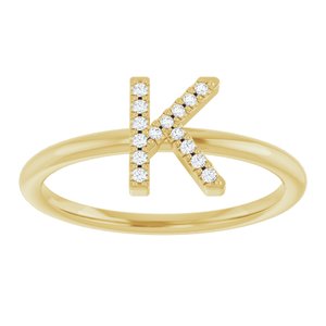 Accented Initial Ring